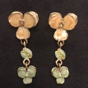 NEW!!! PARK LANE CRYSTAL & HAND-PAINTED EARRINGS